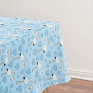 Toalha De Mesa Chá de fraldas de Storey Blue Boy