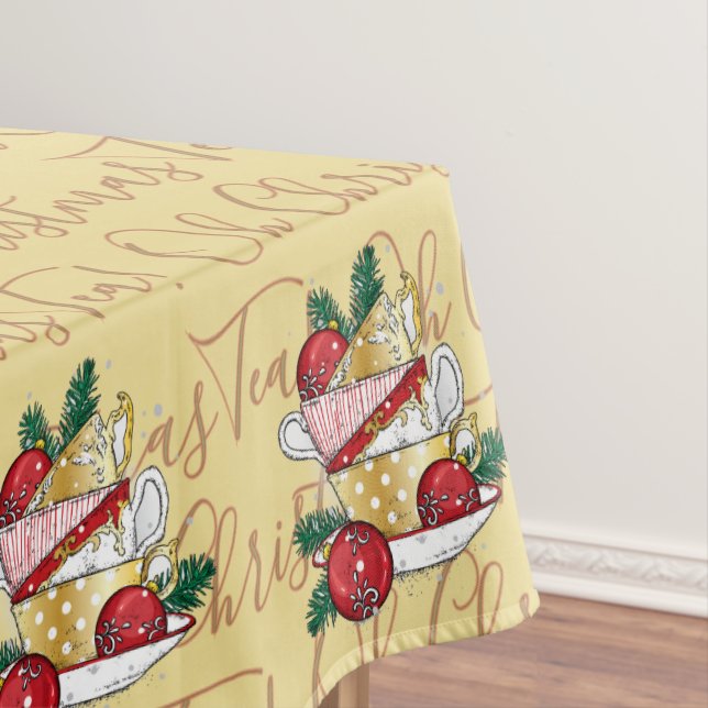 Toalha De Mesa Chá de Natal! (Posição Original)