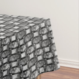 Toalha De Mesa Chapas retangulares esculpidas e manchadas, cinzas