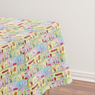 Toalha De Mesa Charlie Brown, Snoopy e Sally   Sorvete