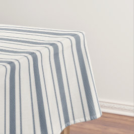 Toalha De Mesa Charm French Farmhouse Blue and White Striped