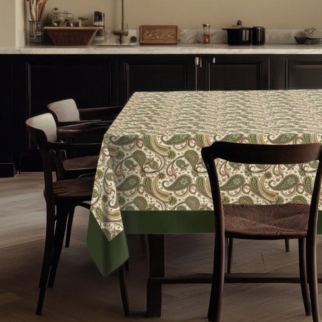 Toalha De Mesa Charming Paisley Tablecloth - Earthy Boho Vibes (Charming Paisley Tablecloth – Earthy Boho Vibes)