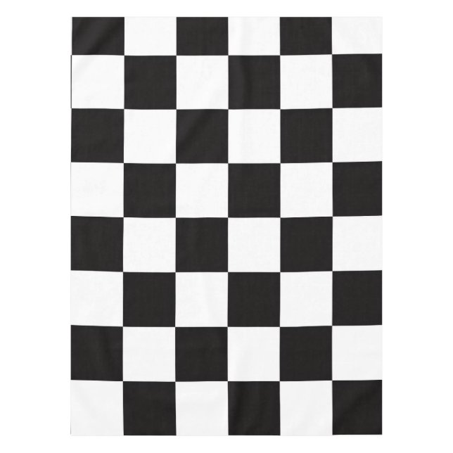 Toalha De Mesa Checkerboard Home Rug of the Classic Elegance (Frente)