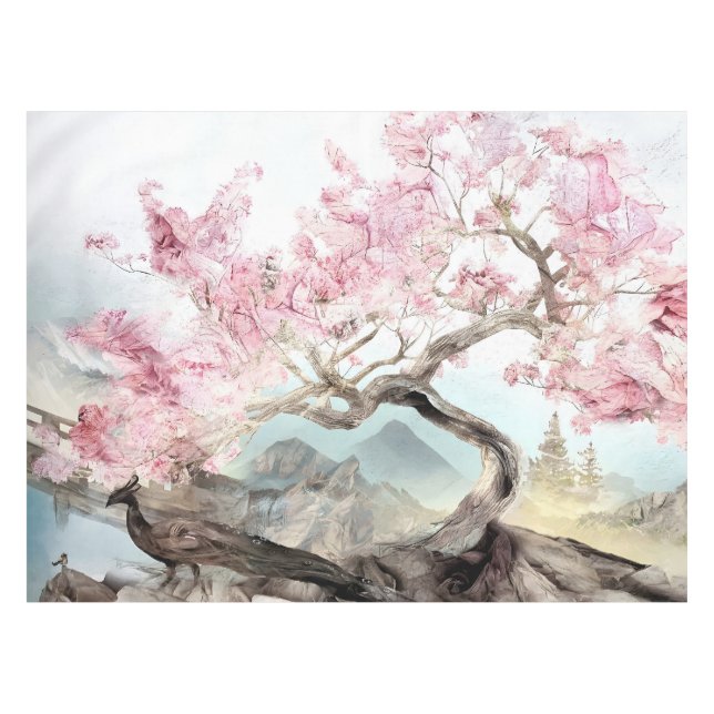 Toalha De Mesa Cherry Blossom Serenade (Frente (Horizontal))
