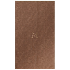 Toalha De Mesa Chic Leather Copper Look