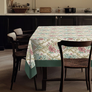 Toalha De Mesa Chic Regal Damask Graceful Botanic Designs