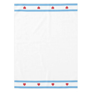 Toalha De Mesa Chicago Love Tablecloth Algodão