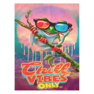 Toalha De Mesa Chill Vibes Frog 3D Glasses | Frog Fleece Blanket