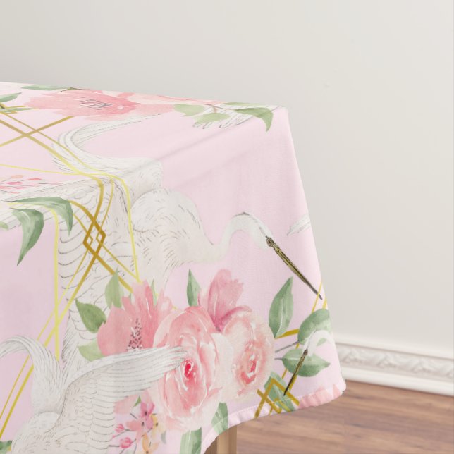 Toalha De Mesa Chino, pássaro, pássaros, amor, paz, herão, espera (Posição Original)