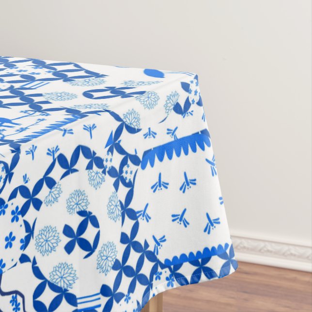 Toalha De Mesa Chinoiserie Ginger Jar Jars Tablecloth (Posição Original)