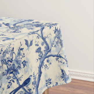 Toalha De Mesa Chinoiserie Harmonia: Pássaro e Árvore Tablecloth