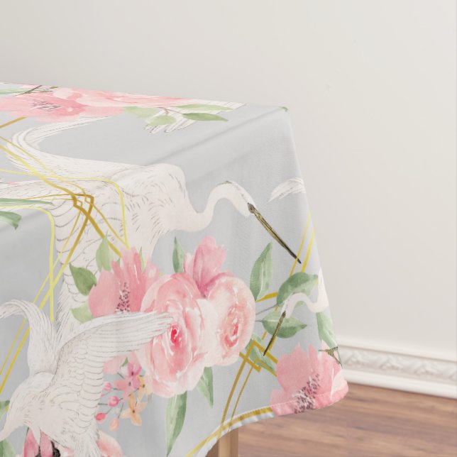 Toalha De Mesa Chinoiserie,pássaro,pássaros,paz,herão, (Posição Original)