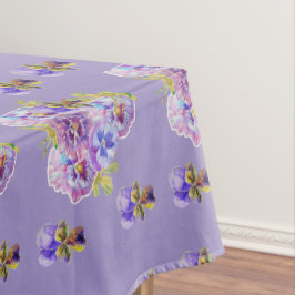 Toalha De Mesa chique Pansy Floral Ditsy Tablecloth