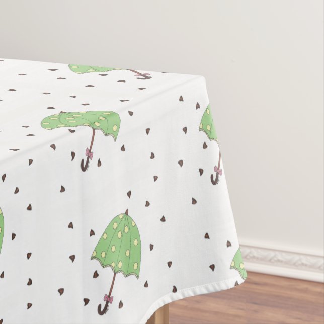 Toalha De Mesa Chocolate Chuva Doce Chá de panela de Bebê Guarda- (Posição Original)