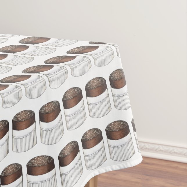 Toalha De Mesa Chocolate Soufflé Forno de Comida (Posição Original)