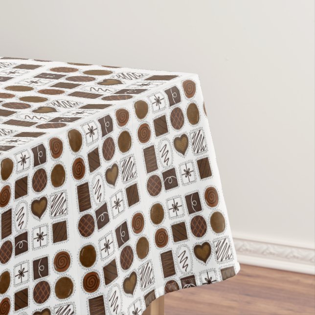 Toalha De Mesa Chocolates Chocolates Bonbon Candy Chocolatier Com (Posição Original)