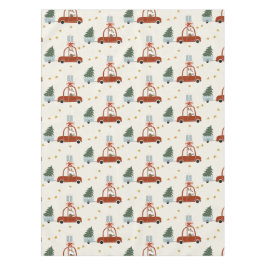 Toalha De Mesa Christmas Holiday Table Cloth Animal Illustration 
