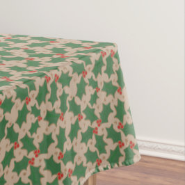 Toalha De Mesa Christmas Holly Tablecloth