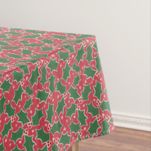 Toalha De Mesa Christmas Holly Tablecloth