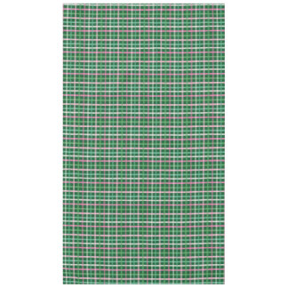 Toalha De Mesa Christmas Plaid - Green Pink