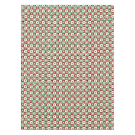 Toalha De Mesa Christmas trees, snowflakes, stars, red, green