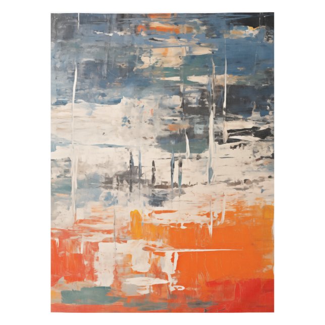 Toalha De Mesa Chromatic Crossroads Abstract Digital Painting (Frente)