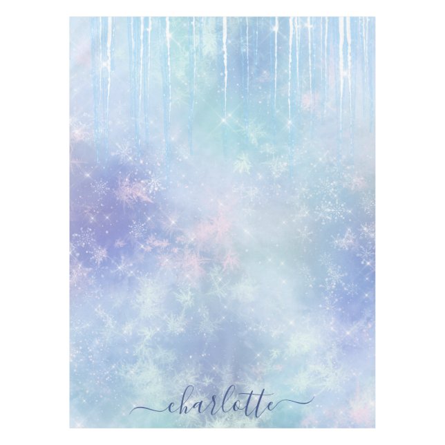 Toalha De Mesa Ciclos Congelados Personalizados (Frente)