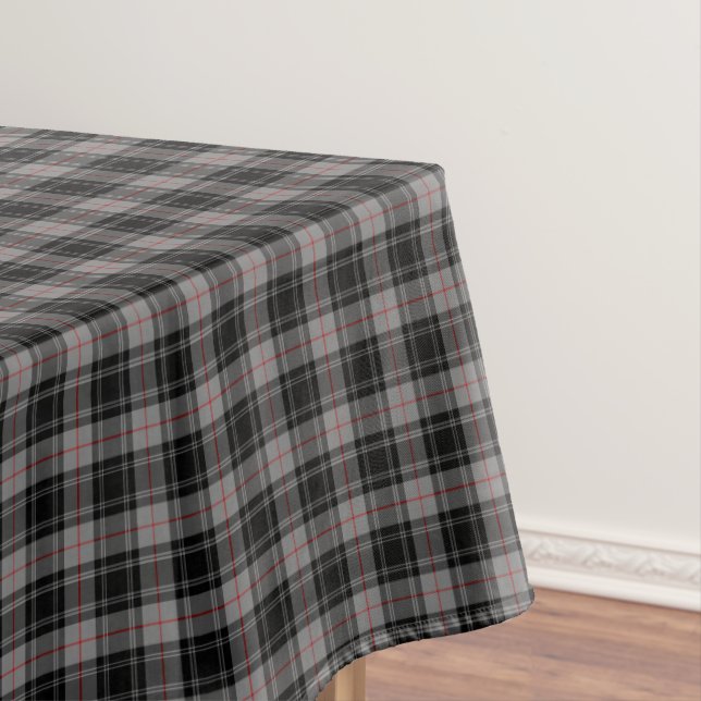 Toalha De Mesa Cinza Clan Moffat Tartan (Posição Original)