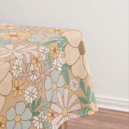 Toalha De Mesa Cinza Cor-de-rosa cor laranja pêssego Floral