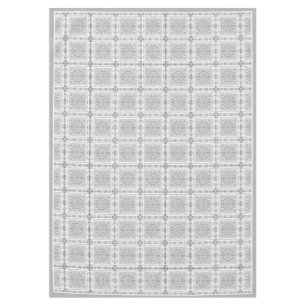 Toalha De Mesa Cinza de rendas cerâmicas