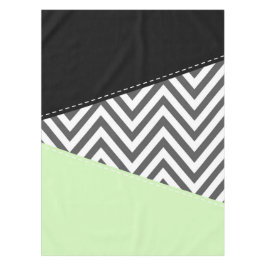 Toalha De Mesa Cinza Zigzag, Cinza Chevron, Zigzag Patterno, Casa