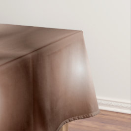 Toalha De Mesa Círculo Geométrico 3D Escuro Mocha Mousse Branco