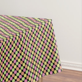 Toalha De Mesa Círculos De Citros Coloridos