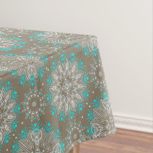 Círculos redondos de abstrato mandala sem costura 