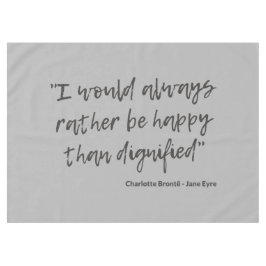 Toalha De Mesa Citação de Jane Eyre I