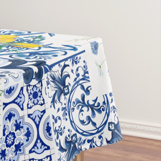 Toalha De Mesa Citrus,limões,       mediterraneanshort  (Posição Original)