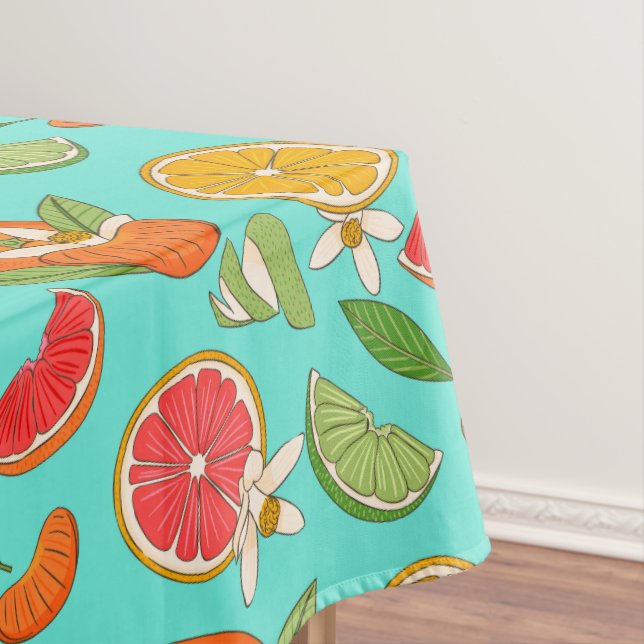 Toalha De Mesa Citrus Pattern Tablecloth (Posição Original)