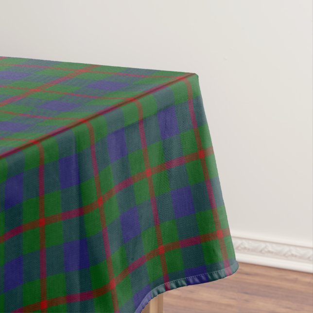 Toalha De Mesa Clã Escocês Agnew Red Green Blue Tartan (Posição Original)