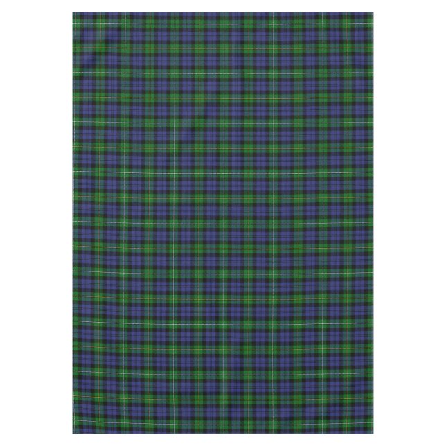 Toalha De Mesa Clã escocês Campbell of Loudoun Tartan Xadrez (Frente)