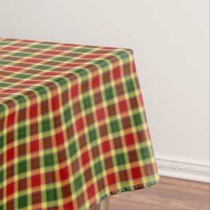 Toalha De Mesa Clã Gibbs e Tartan escocês colorido de Gibson