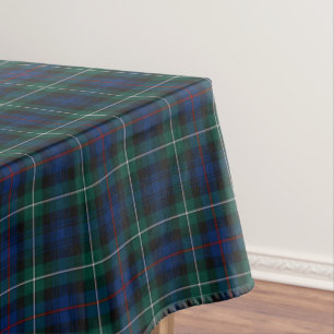 Toalha De Mesa Clã Tartan escocês azul e verde de Mackenzie