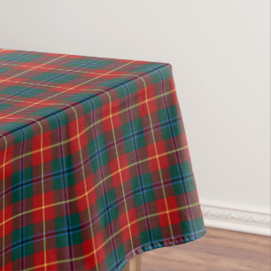 Toalha De Mesa Clã Tartan vermelho e verde de Turnbull da xadrez