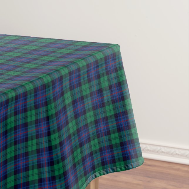 Toalha De Mesa Clan Armstrong Blue e Green Scottish Tartan (Posição Original)