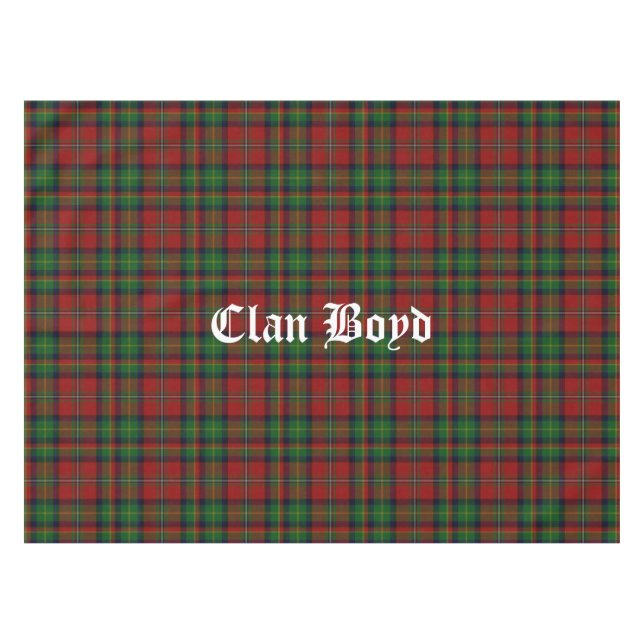 Toalha De Mesa Clan Boyd Tartan Tablecloth (Frente (Horizontal))