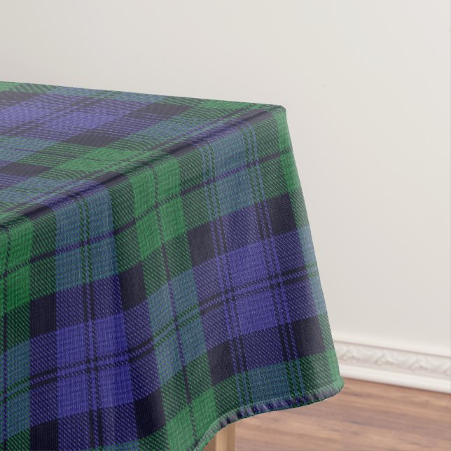 Toalha De Mesa Clan Campbell Black Watch Scottish Tartan (Posição Original)