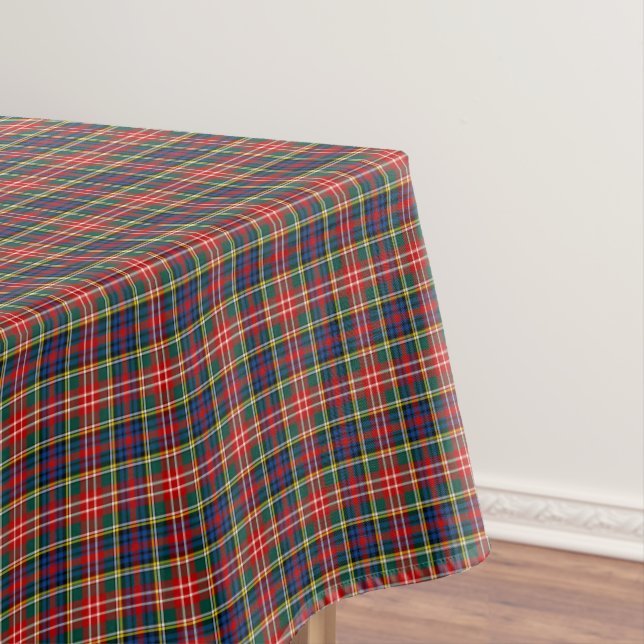 Toalha De Mesa Clan Christie Multicolor Tartan Escocês (Posição Original)
