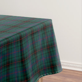 Toalha De Mesa Clan Davidson Dark Green e Blue Scottish Tartan