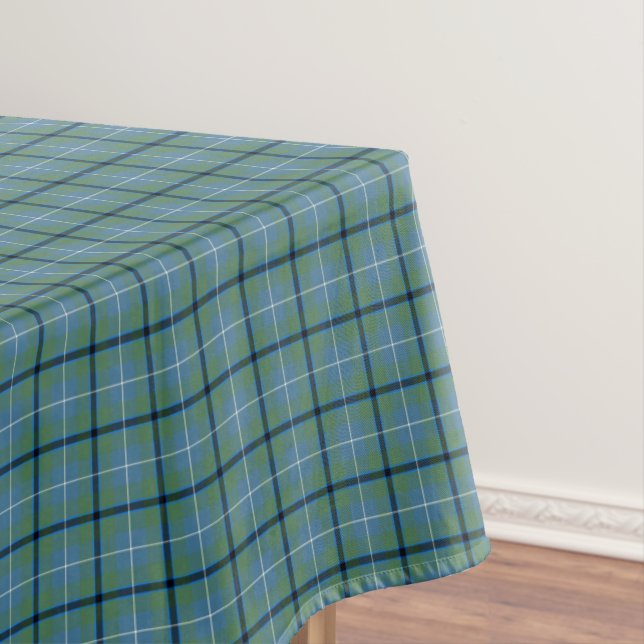 Toalha De Mesa Clan Douglas Light Blue Ancian Escocês Tartan (Posição Original)