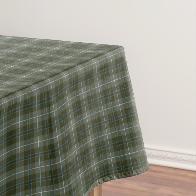 Toalha De Mesa Clan Douglas Loden Green Reproduction Tartan (Posição Original)