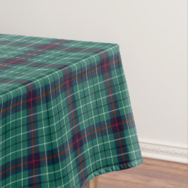 Toalha De Mesa Clan Duncan Turquoise Modern Scottish Tartan
